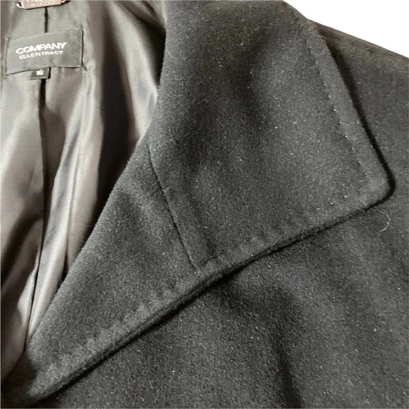 Company Ellen Tracy Black Wool/Angora Blend Coat Sz: 16 - Picture 6 of 10